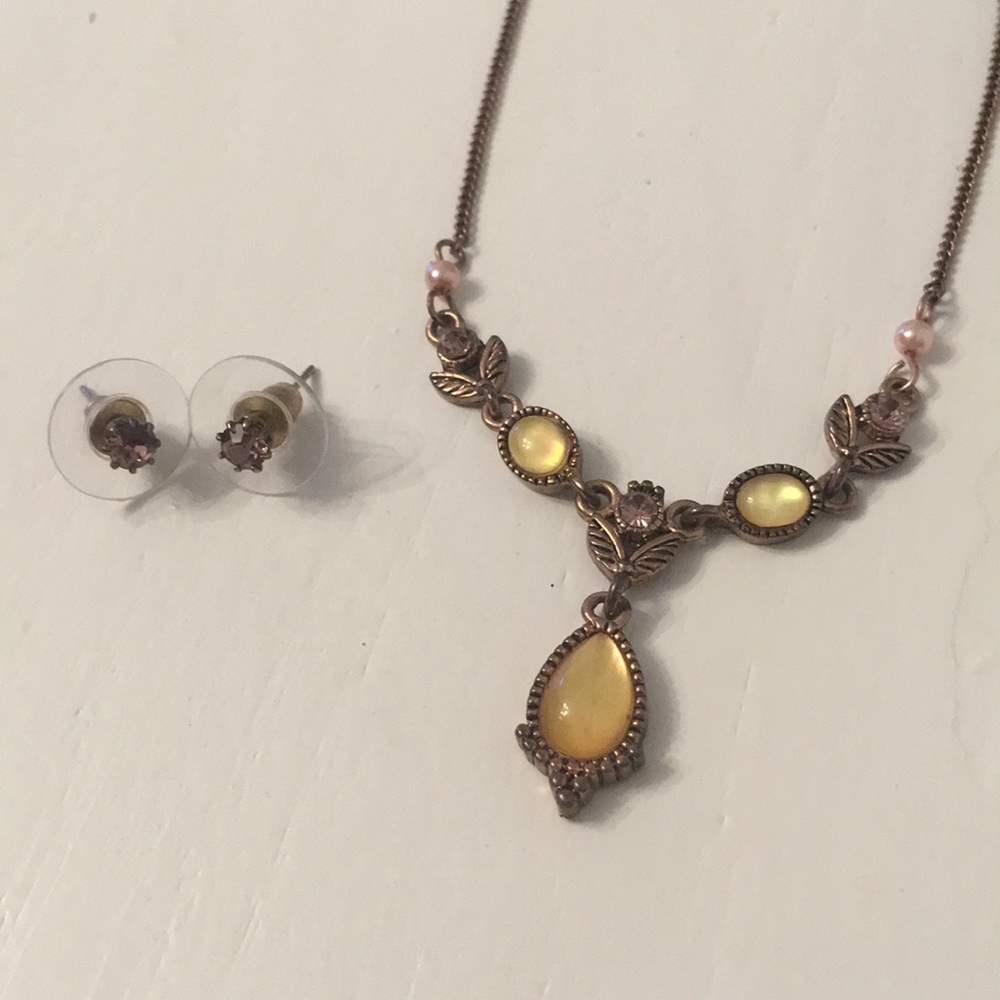1928 Brand Necklace & Earring Set